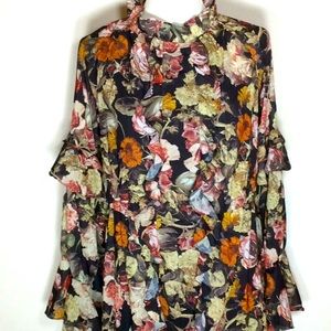 H&M Flowy Floral Print Dress